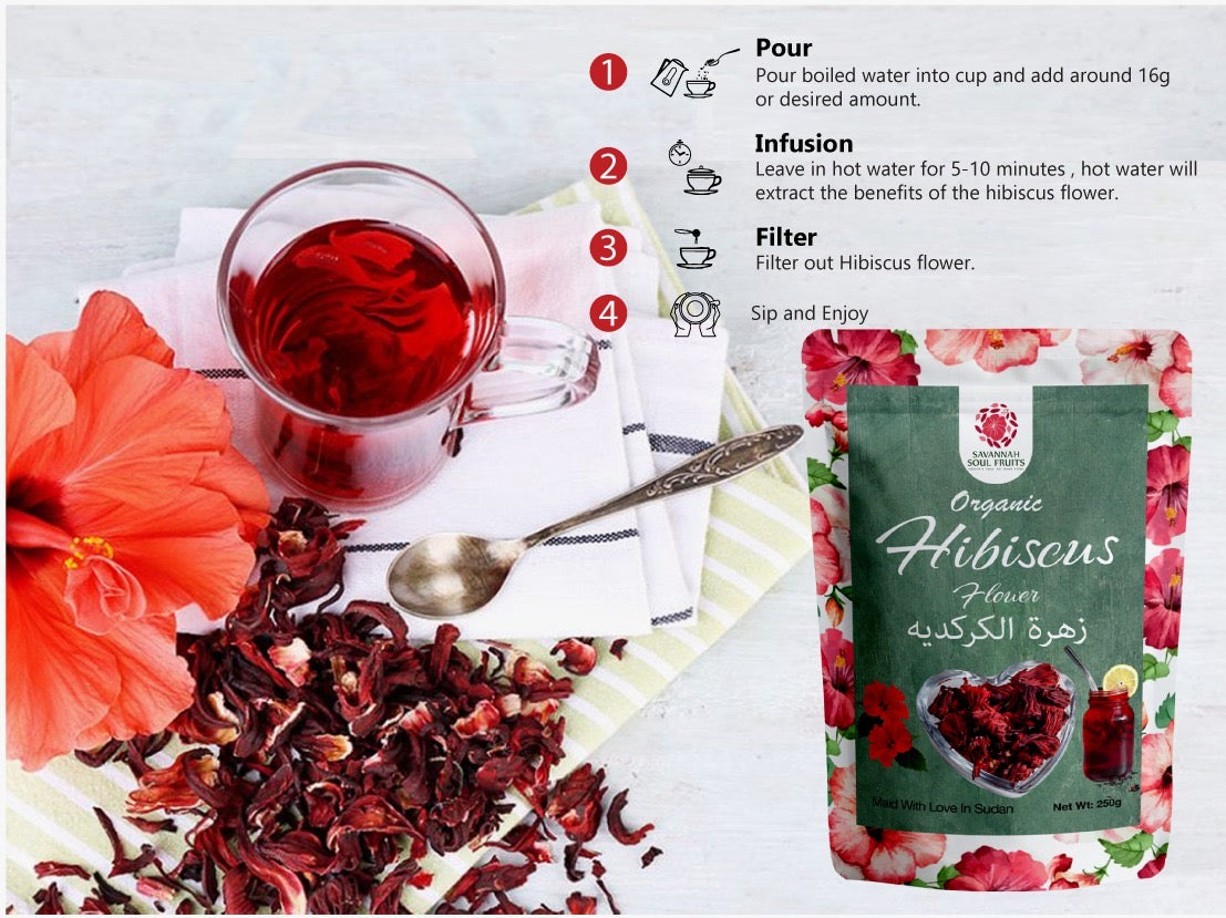 Organic Hibiscus Flowers
