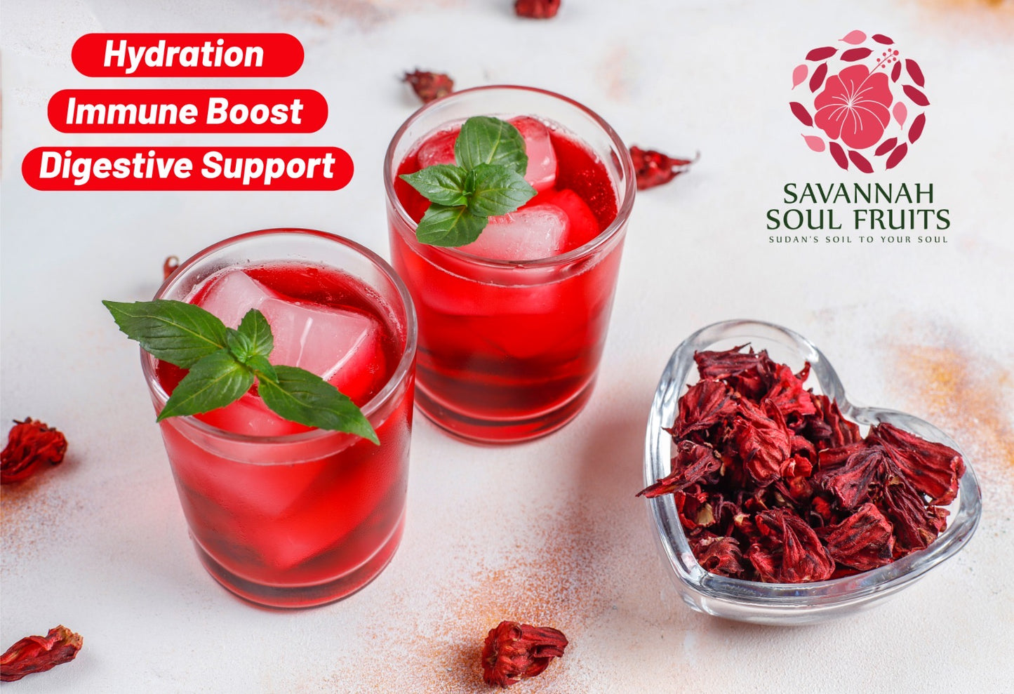 Organic Hibiscus Flowers