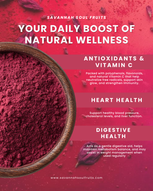 Savannah Soul Organic Hibiscus Powder Pack of 2