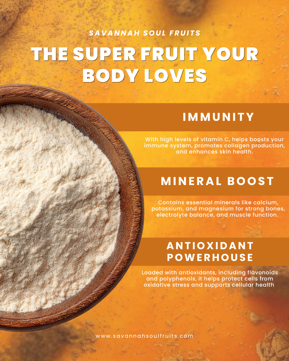Organic Baobab Powder Pack of 2