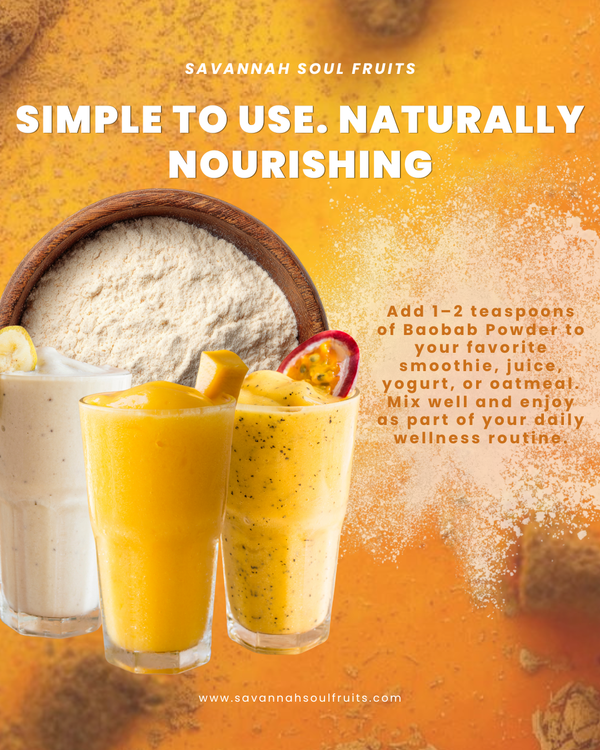 Organic Baobab Powder Pack of 2
