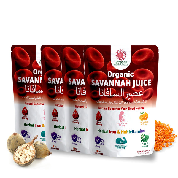 Organic Savannah Juice Pack of 4